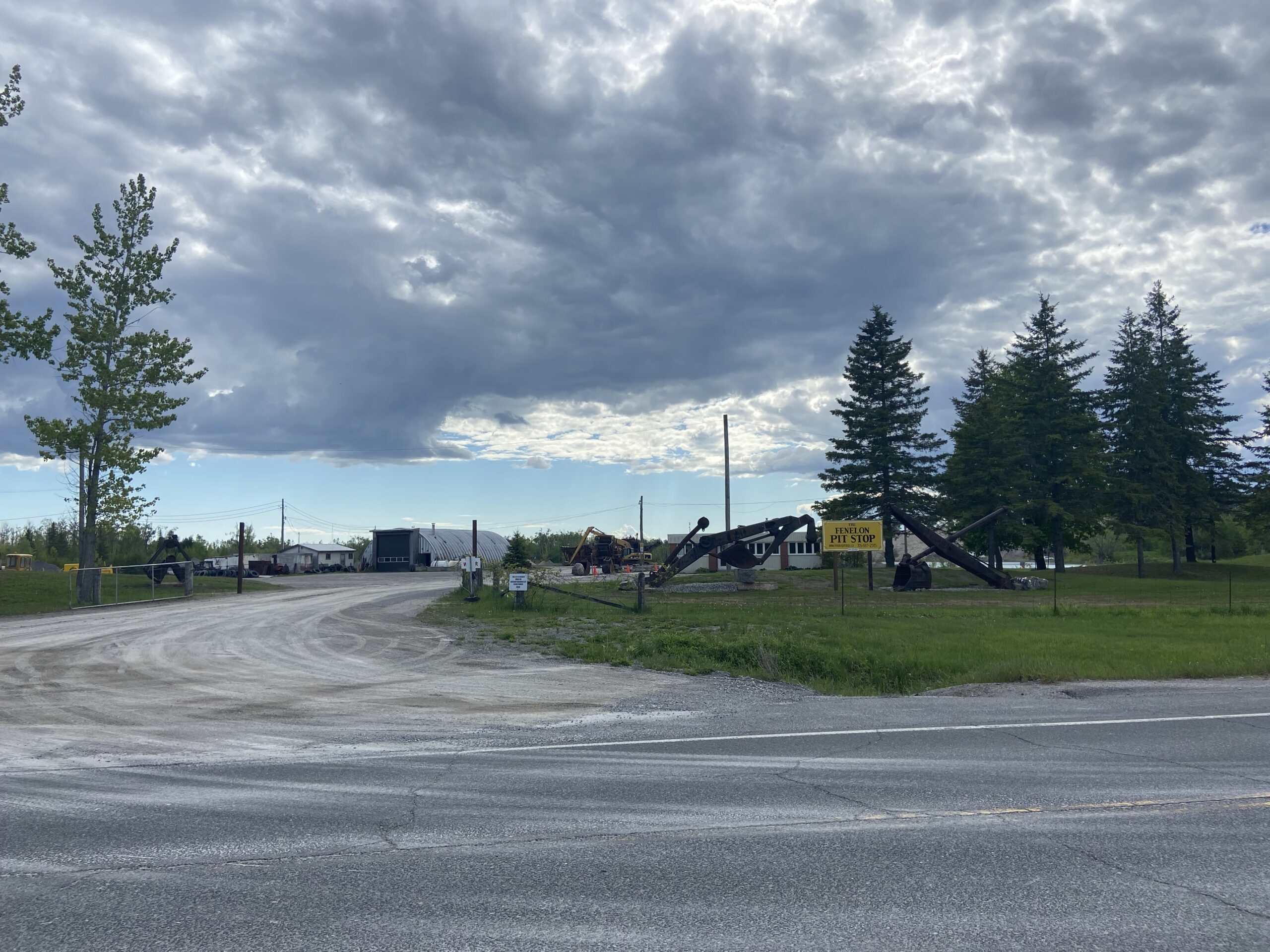 Gravel pit Fenelon Falls. A division of WG Jackett & Sons Construction. Formerly Ormell Sand and Gravel ltd.